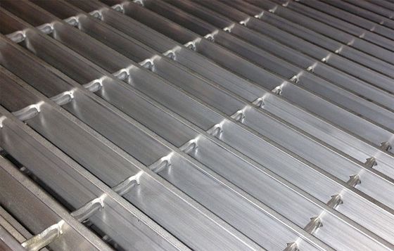 6063 T6 Industrial Platform CE Passed Aluminum Bar Grating