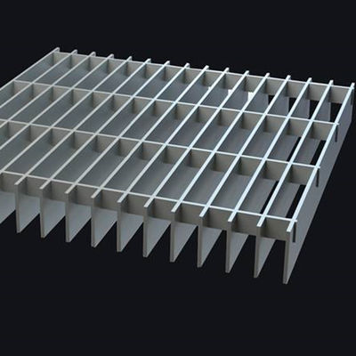 Metal Material Plug Anodization 6063 T6 Press Locked Bar Grating For Airport
