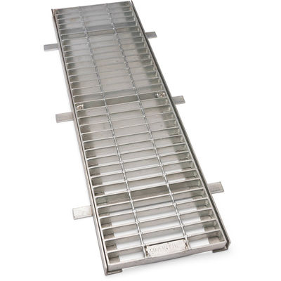 Drainage Cover Road 32x5mm Galvanised Steel Grating for driveway trench drain grates