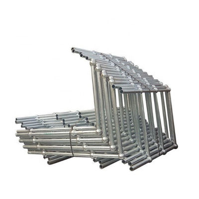 Hot Dipped Galvanized Carbon Steel 45mm Handrail Stanchions Welded Ball Joint