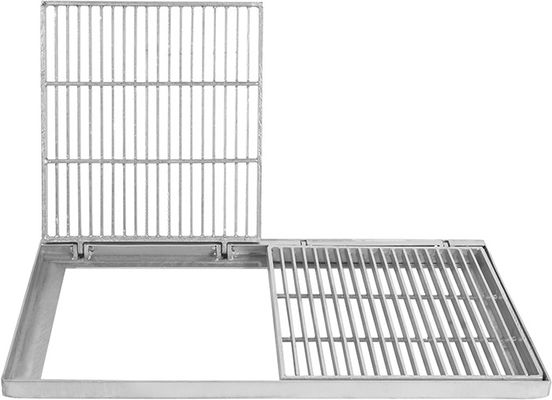 LTA Hot Dip Galvanized Untreated Stainless Bar Grating For Vehicle Surfaces Decking Bridges Drainage Cover