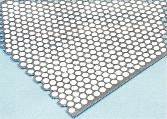 Grade 5052 H32 Aluminum Perforated Plate Clear Anodized For Construction