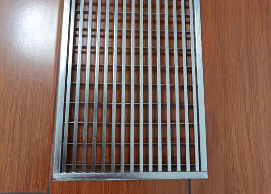 316 Ss Compact Stainless Steel Grating For Drainage Heel Guard