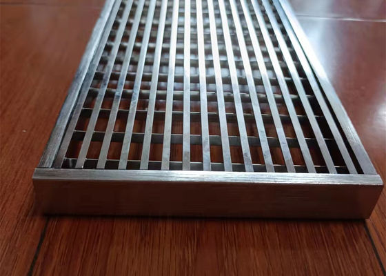 Compact Driveway Drainage Linear Hd Galvanzied Or Stainless Steel Grating For Drainage Cover