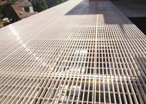 5032-H32 Aluminum Press-Locked Grating With Plain Or Serrated Walkway Grating On Platform