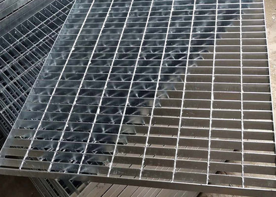 Welded Bar Serrated Steel Grating Products Galvanized Floor