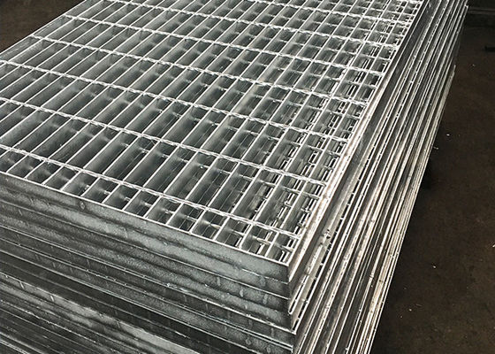 Welded Bar Serrated Steel Grating Products Galvanized Floor