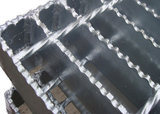 Serrated Galvanized Bar Platform Heavy Duty Welded Steel Grating For Workshops And Warehouse