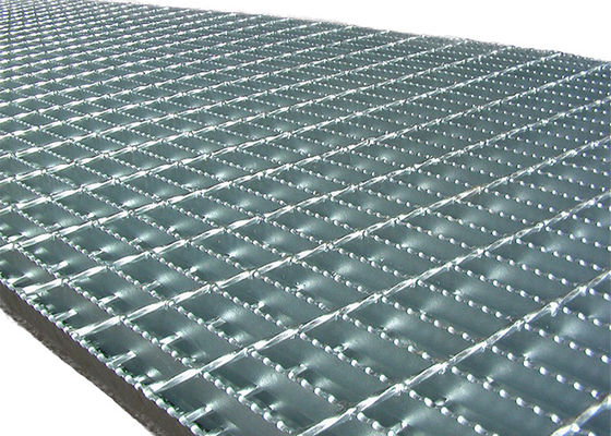 Serrated Galvanized Bar Platform Heavy Duty Welded Steel Grating For Workshops And Warehouse