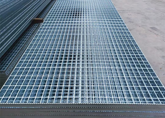 Galvanized Heavy Duty Welded Steel Grating Floor Walkway Marine Bridge Serrated Platform