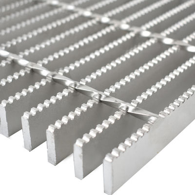 Stainless Steel Bar Serrated Galvanized Grating Anti Slip For Walkway Platform