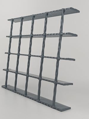 Customizable Construction Sites serrated steel bar grating Resistant Corrosion