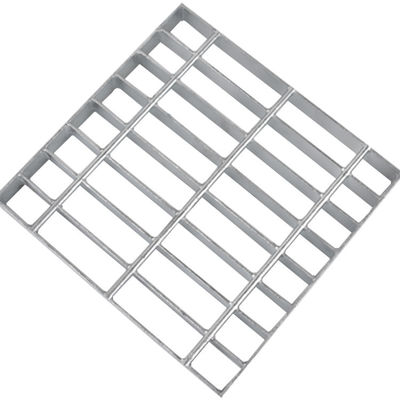 Serrated Heavy Duty Metal Floor Grates Galvanized Steel Bar 10mm Thickness