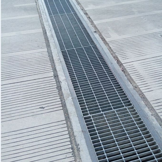 Hot Galvanized Grating Trench Cover For Car Parking 0
